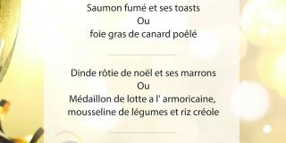 Menus de fêtes du restaurant « Le 5 »