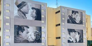 The painted walls of Cannes on the theme of cinema