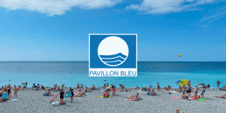Les plages Pavillon Bleu à Nice